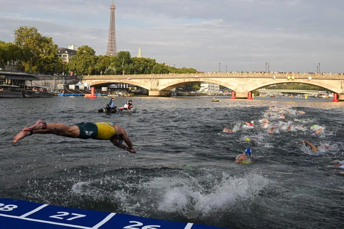 Paris Olympics Face Setback as Seine Pollution Disrupts Triathlon Training