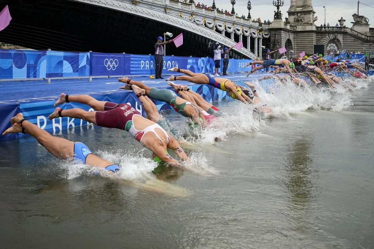 French Triumph in Seine as Paris Olympics Triathlon Defies Water Woes