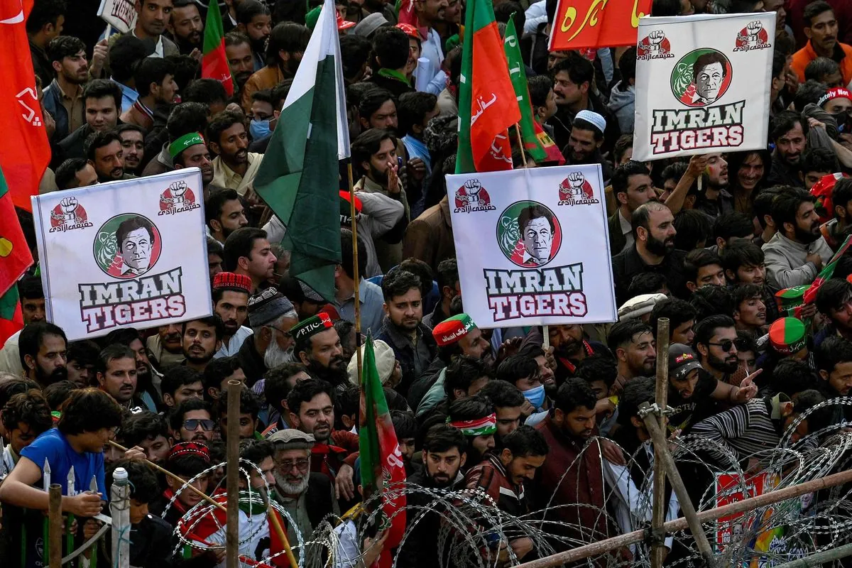 Pakistan's Opposition Marks Khan's Arrest Anniversary with Mass Rally