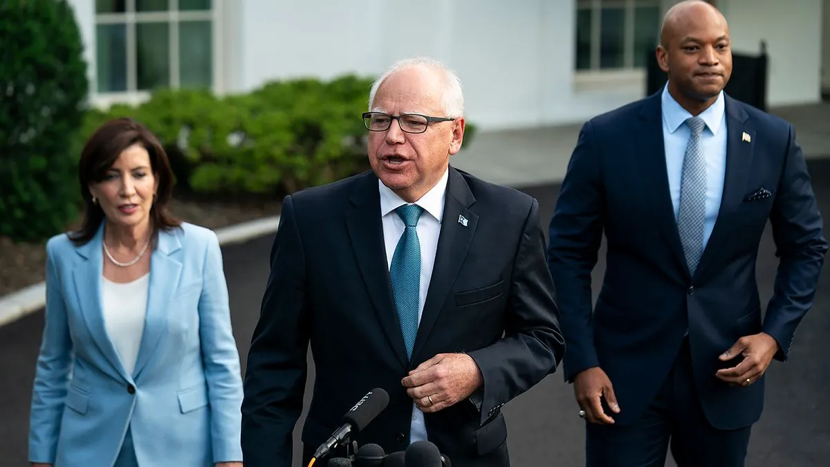 Harris Taps Walz as VP Pick, Aiming to Boost Midwest Appeal