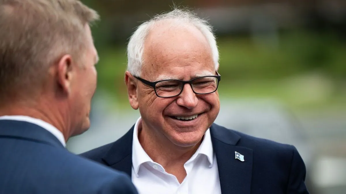 Tim Walz: Harris' VP Pick Brings Midwest Appeal and Unique Background
