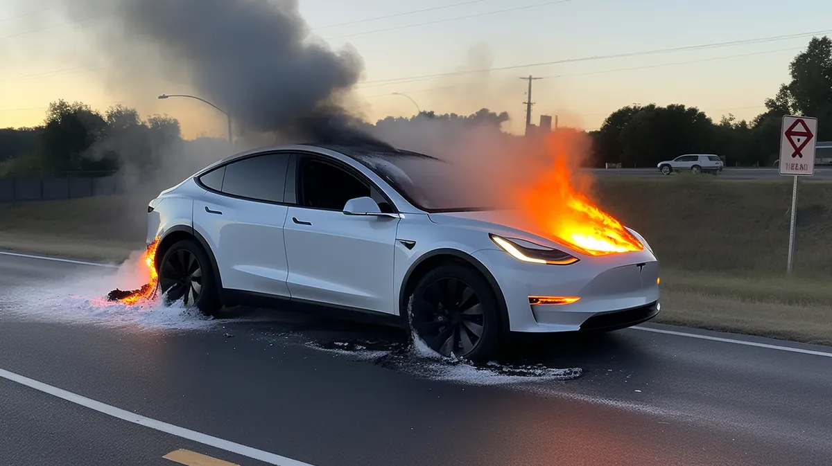 Tesla Ignites in Tijuana Due to Illegal Power Connection