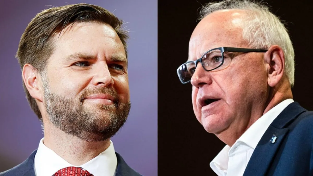 Walz's Modest Finances Contrast Sharply with Vance's Wealth in VP Race