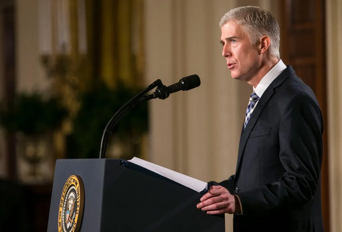 Gorsuch Warns of Regulatory Overreach in U.S. Legal System