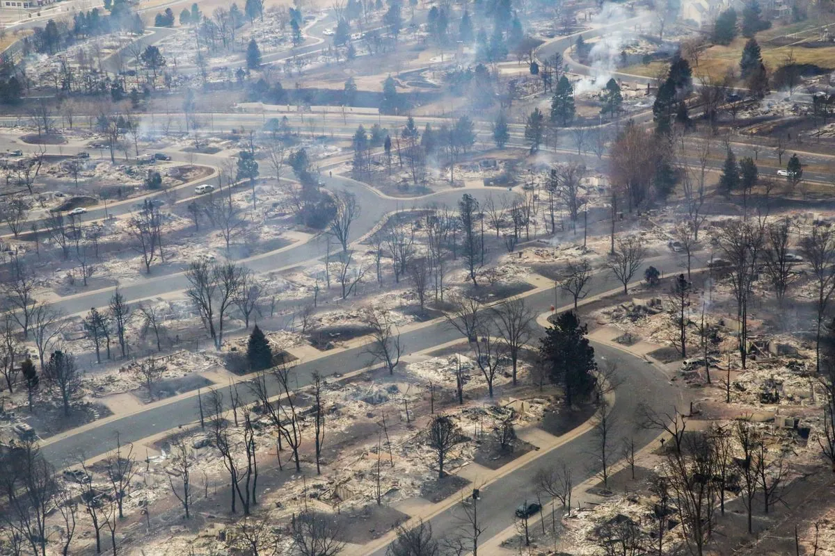 Human-Caused Colorado Wildfire Destroys Dozens of Buildings Near Loveland