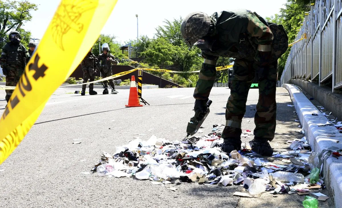 North Korea Escalates Tensions with Trash-Filled Balloon Campaign