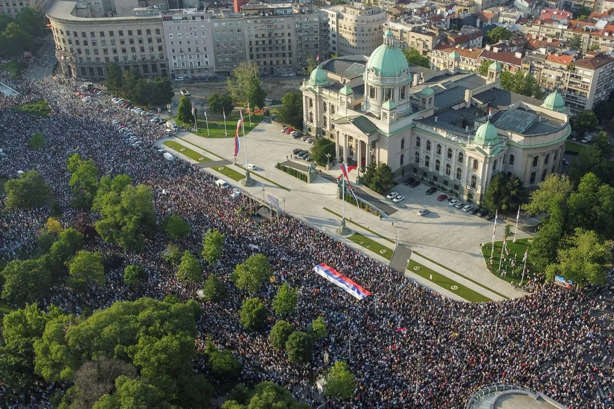 Mass Protests Erupt in Belgrade Over Controversial Lithium Mining Project