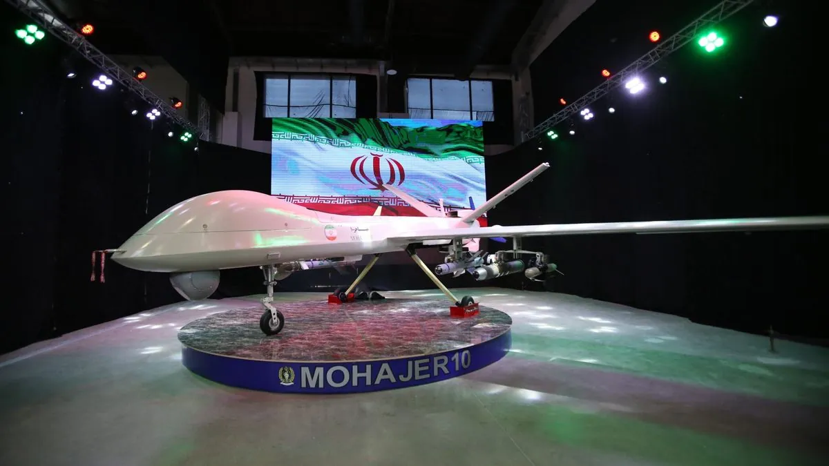 Iran Showcases Advanced Mohajer-10 Drones at Russian Defense Forum