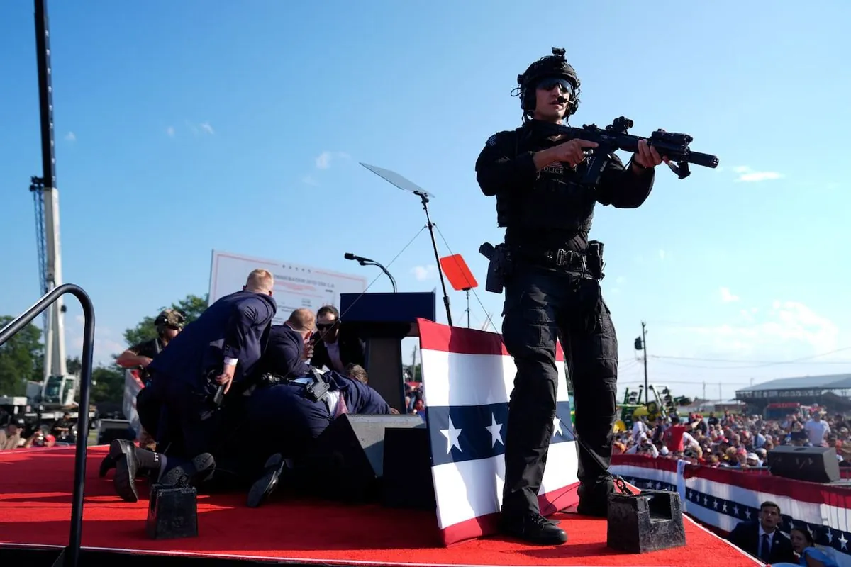 Secret Service Bolsters Trump's Security with Bulletproof Glass at Rallies