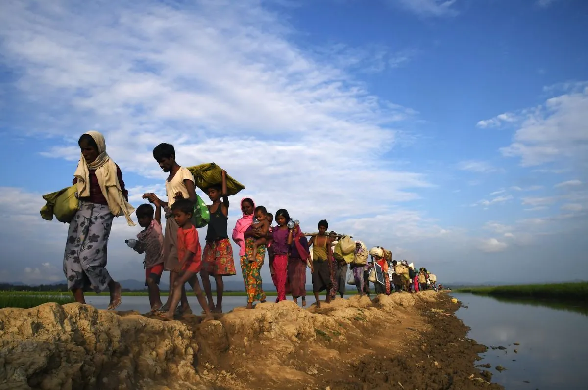 Rohingya Flee Escalating Violence in Myanmar's Rakhine State