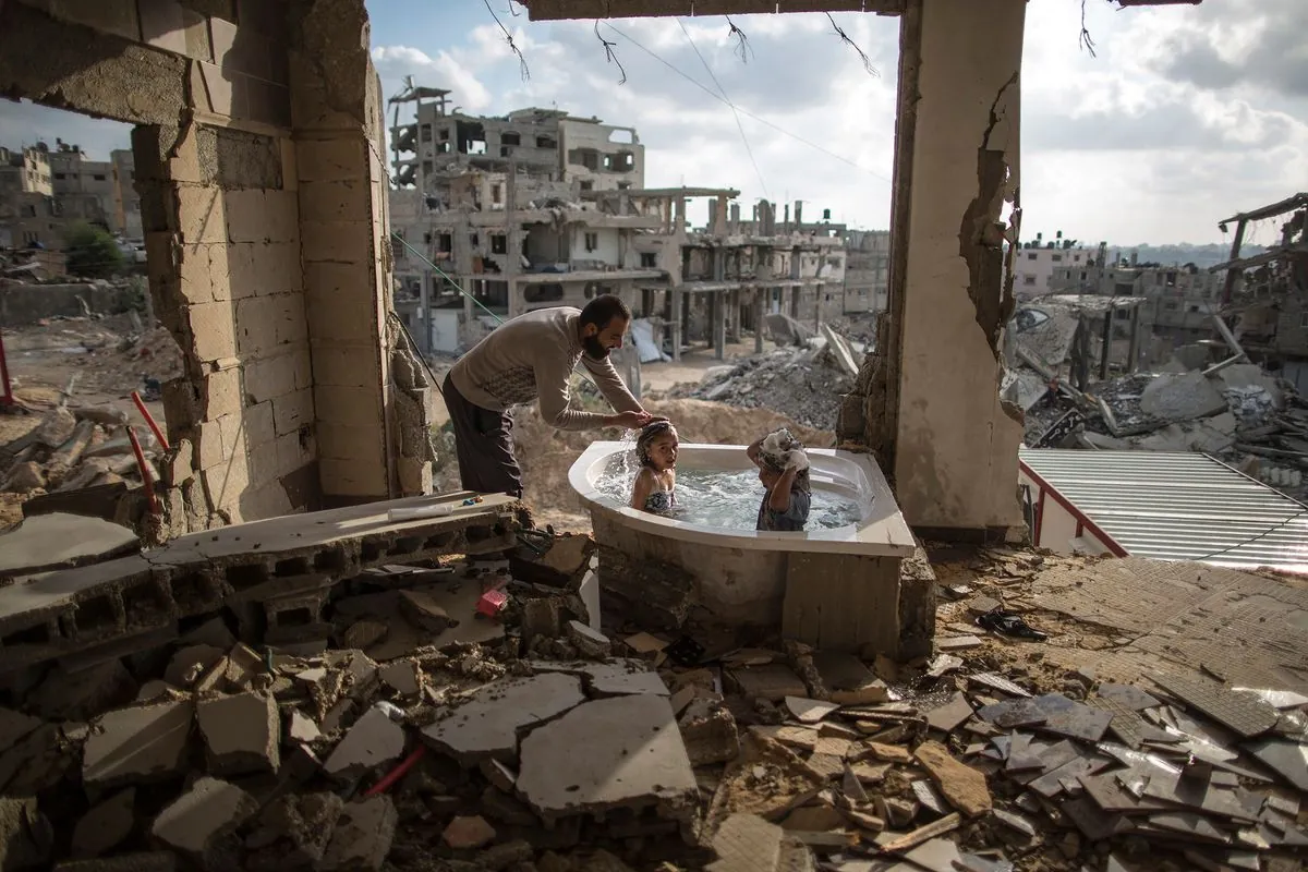 Gaza Family Returns to Rubble: A Tale of Resilience Amid Conflict