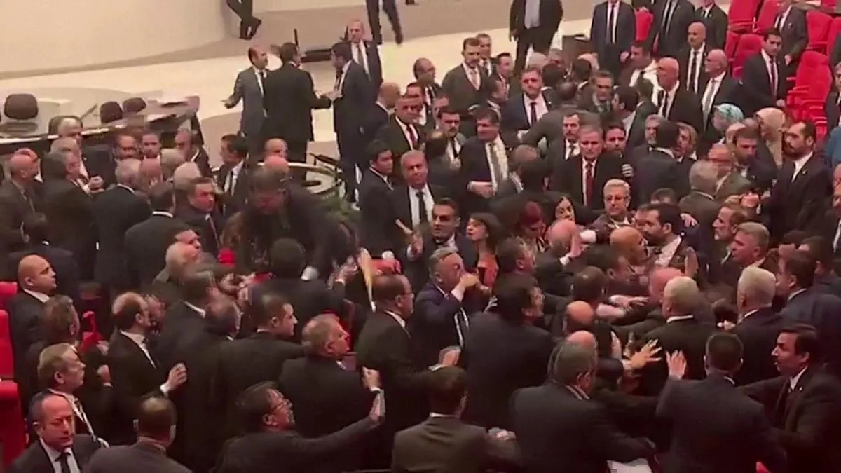 turkish-parliament-erupts-in-chaos-over-jailed-opposition-members-case