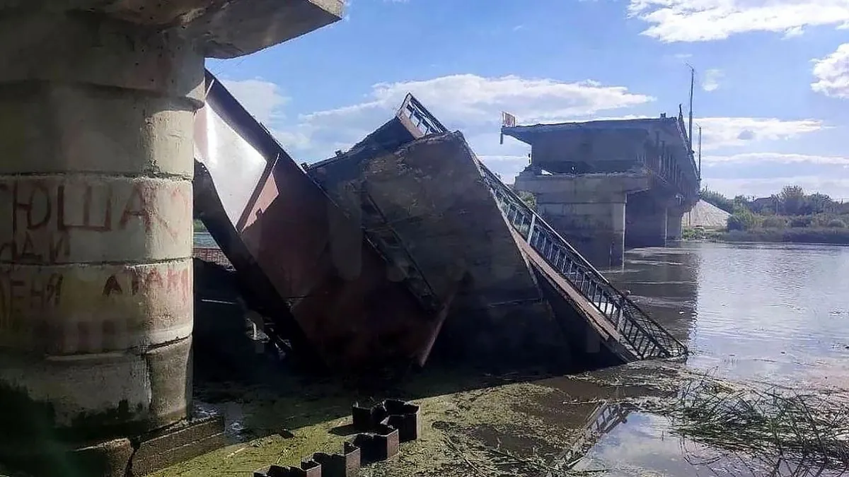 Ukraine Strikes Key Bridge in Kursk, Disrupting Russian Supply Lines