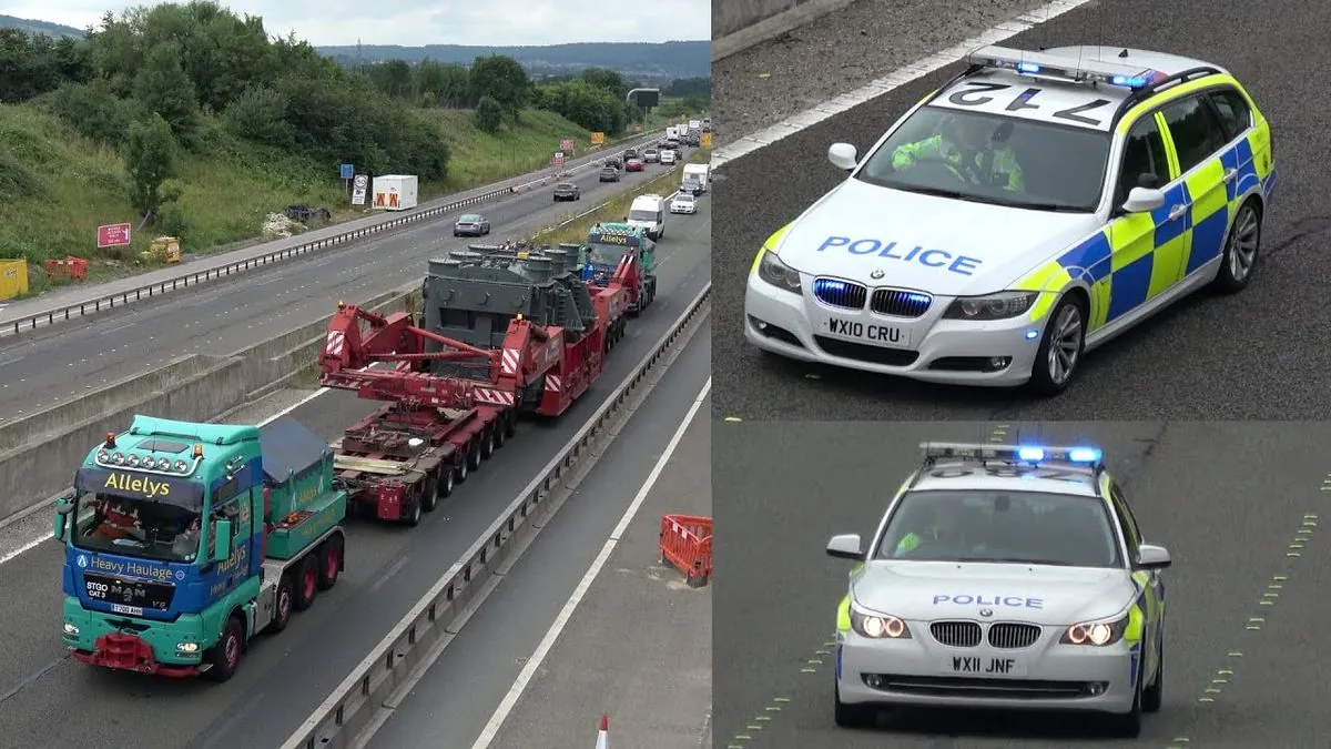 Debunking Misinformation: Footage of Truck Escort Falsely Linked to UK Protests