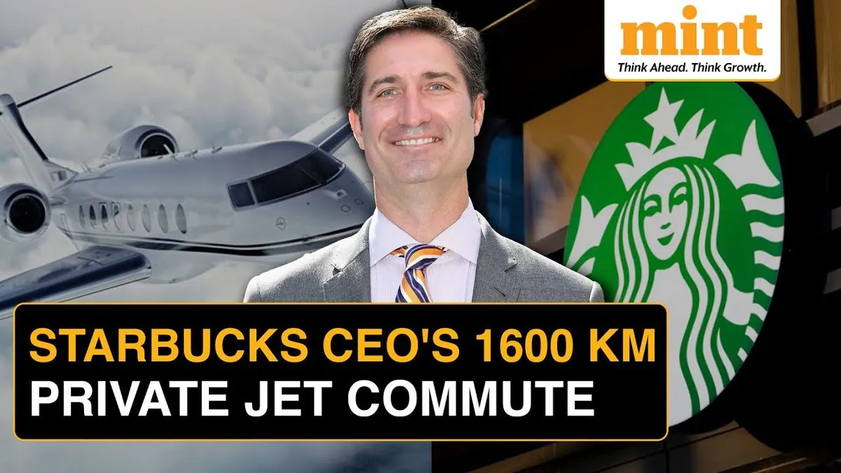 starbucks-new-ceos-jet-perk-sparks-environmental-debate