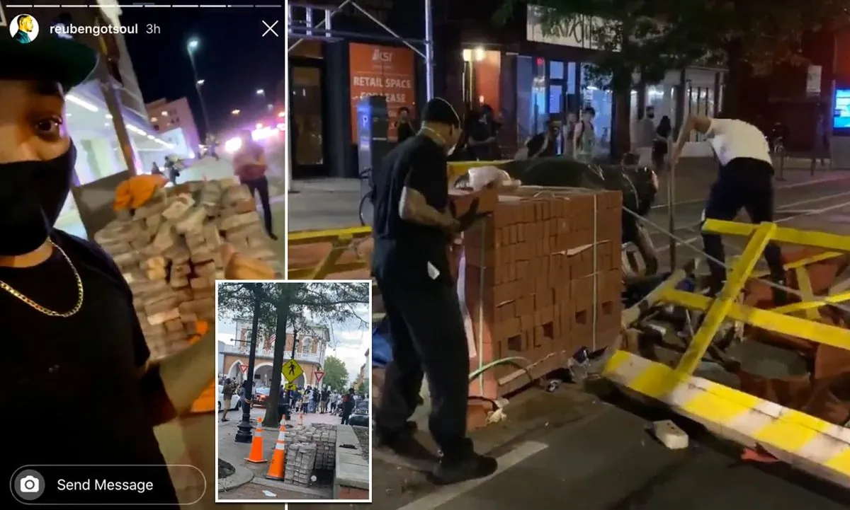 Debunked: 2024 DNC Brick Placement Claims Use Old Footage