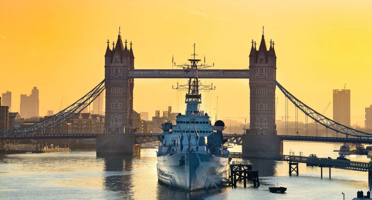 German Warship's Star Wars Theme Sparks Intrigue on Thames Visit