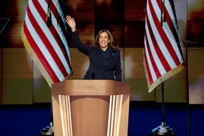 Harris Accepts Historic Nomination, Calls for Unity in Landmark Speech