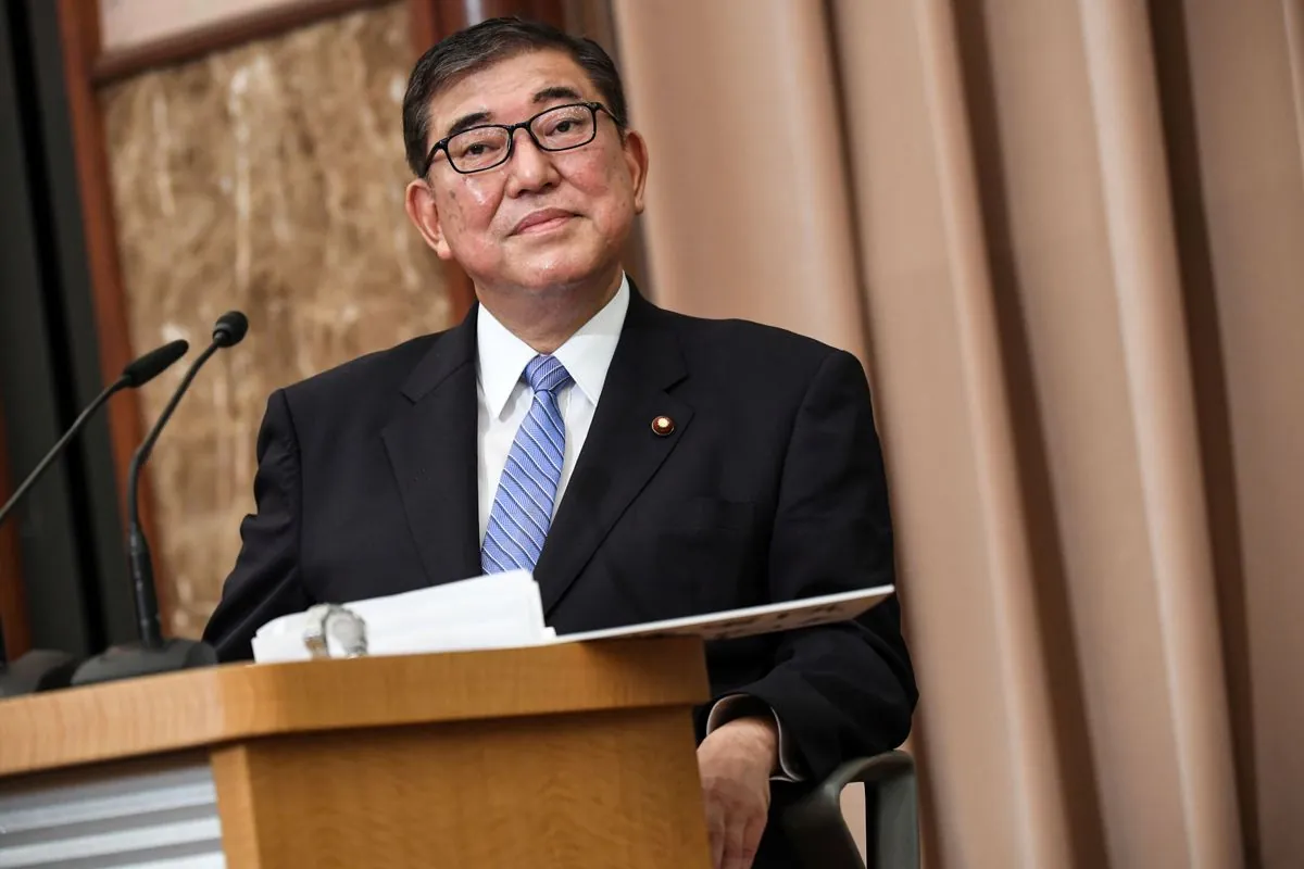 Former Defense Chief Ishiba Enters Race for Japan's PM Position