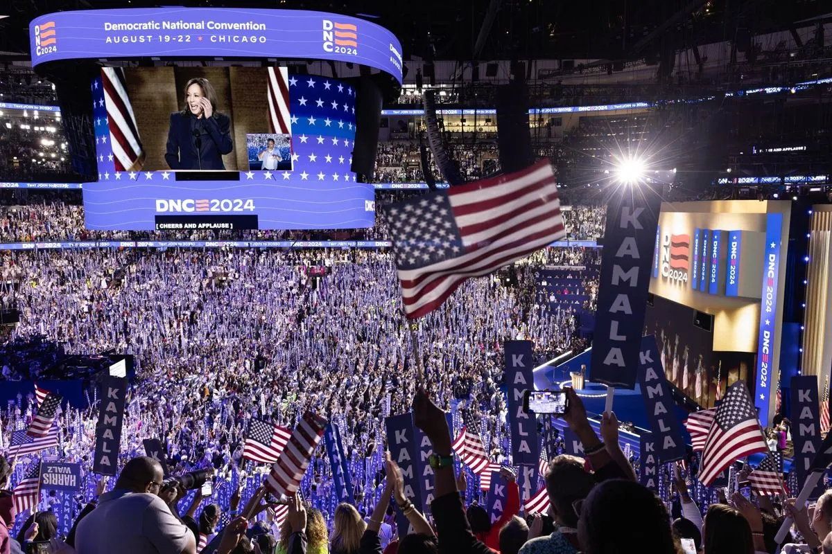 Battleground Voters React Positively to Democratic Convention