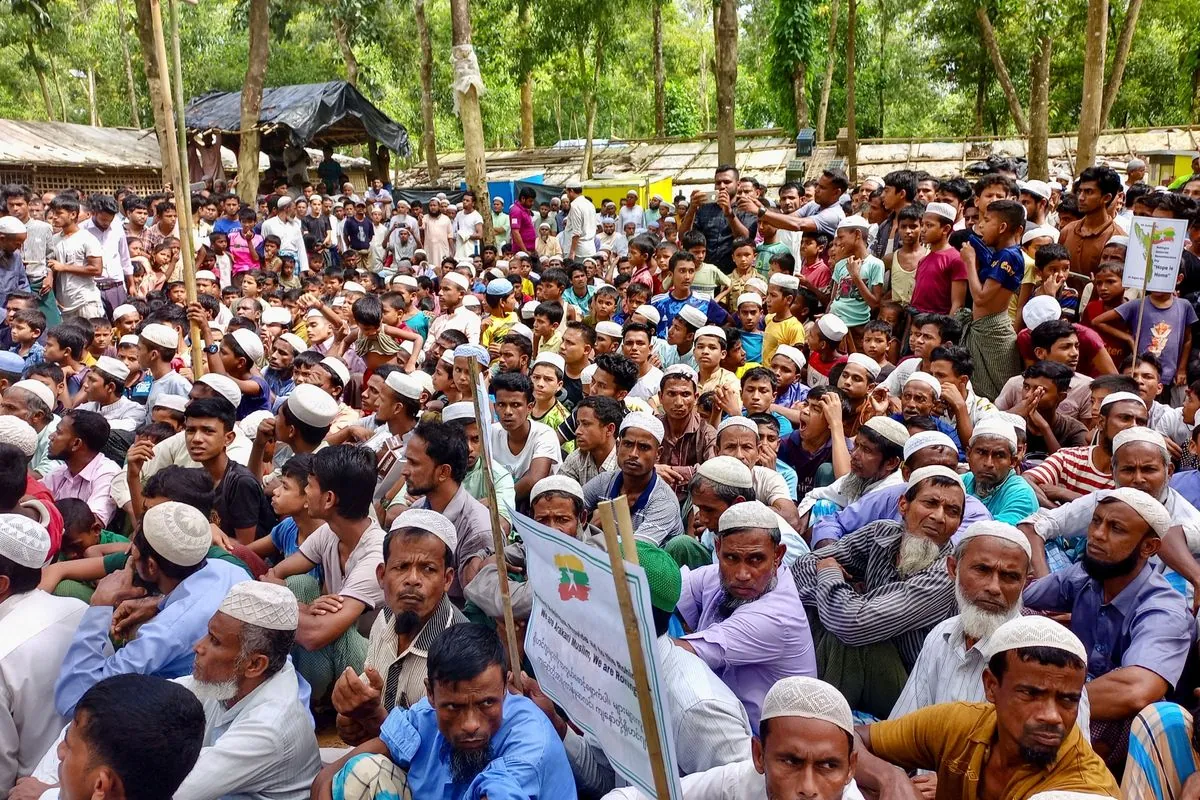 Rohingya Refugees Rally on 7th Anniversary, Demand Safe Return to Myanmar