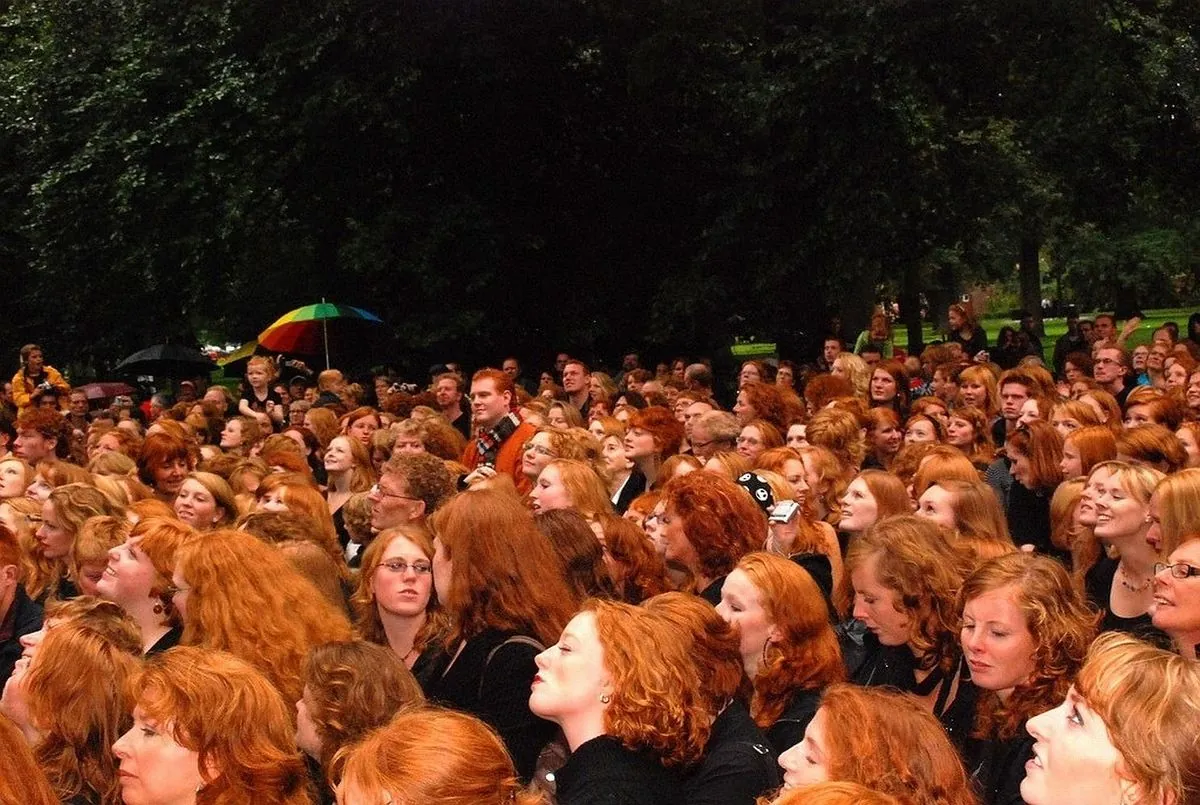 Thousands Flock to Netherlands for Annual Redhead Celebration