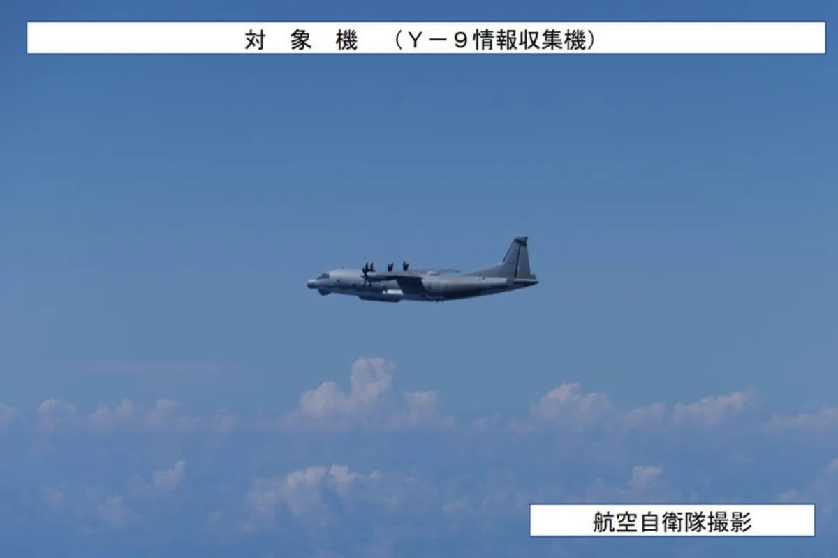 Japan Condemns Chinese Military Aircraft's Airspace Violation