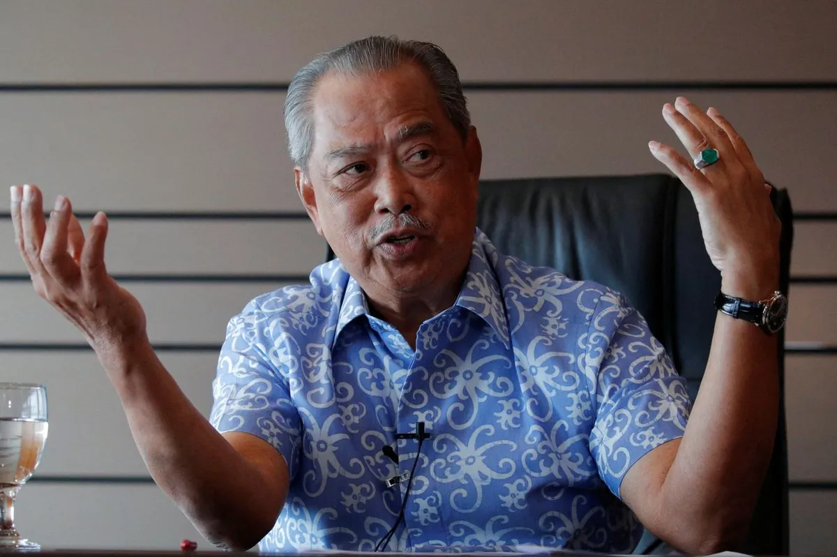 Malaysian Ex-PM Muhyiddin Faces Sedition Charge Over Royal Remarks