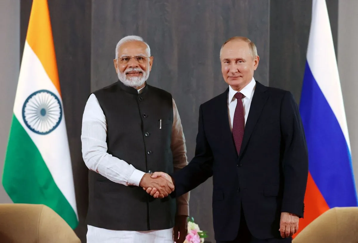 Modi Urges Putin for Peaceful Resolution in Ukraine Conflict