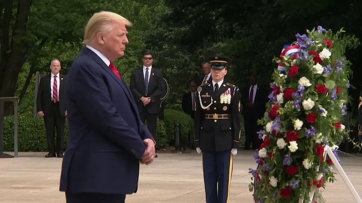 Controversy Surrounds Trump's Visit to Arlington National Cemetery