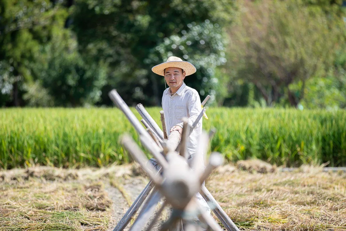 Elderly Japanese Farmers Brave Record Heat to Tend Crops