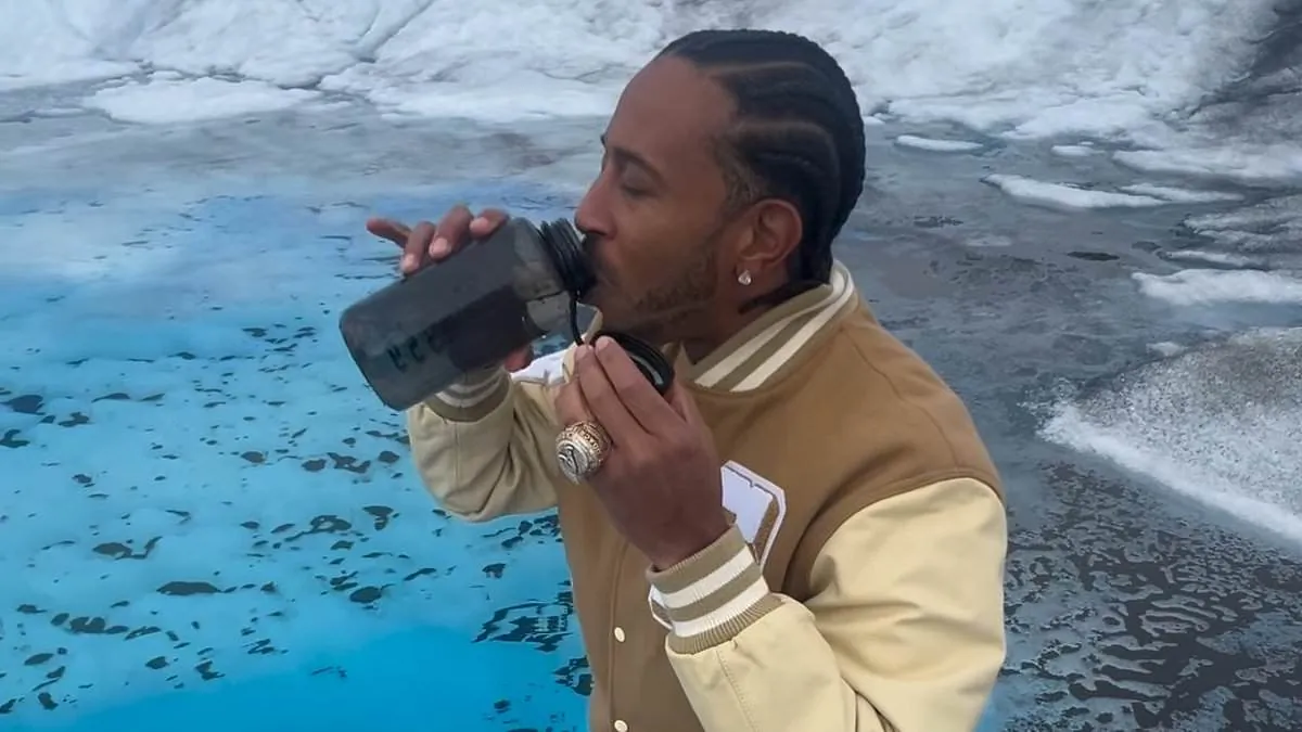 Ludacris' Glacial Water Sip Sparks Debate on Alaska's Icy Treasures