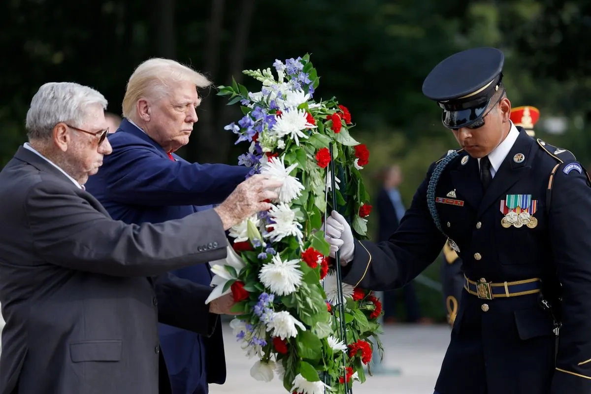 Trump's Arlington Visit Sparks Controversy Amid Legal and Health Concerns