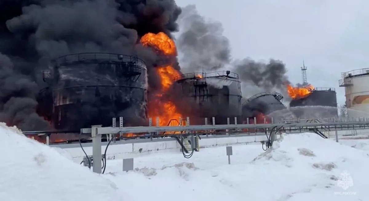 Ukraine Strikes Russian Oil Depots as Energy Infrastructure Attacks Escalate