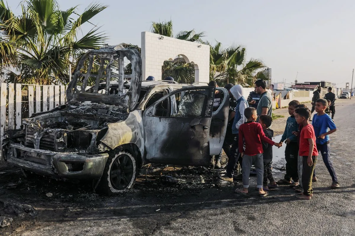 Israeli Strike on Gaza Aid Convoy Kills Five, Sparks Humanitarian Concerns