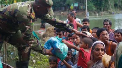 Bangladesh Battles Flood Aftermath: Waterborne Diseases and Aid Efforts