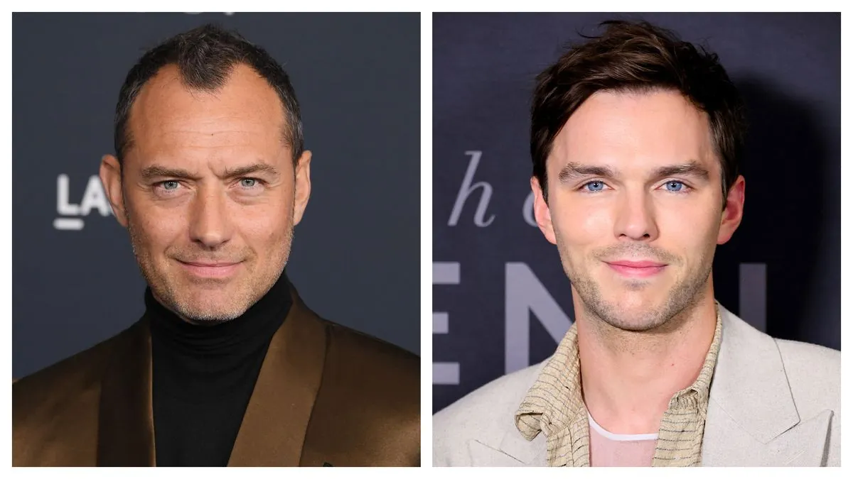 Jude Law's Undercover Prep for 'The Order': Stalking Co-star Hoult