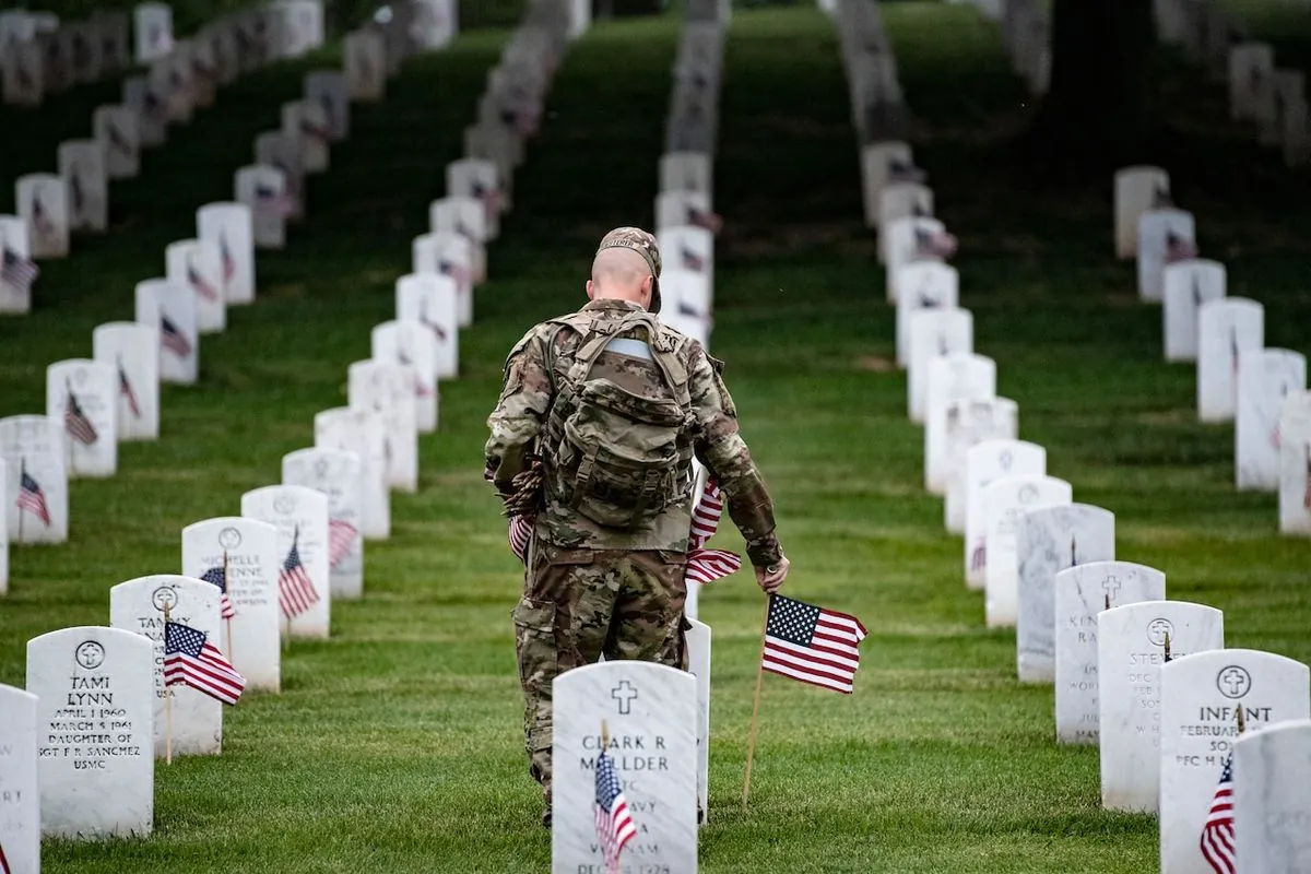 Harris Condemns Trump's Controversial Visit to Arlington National Cemetery