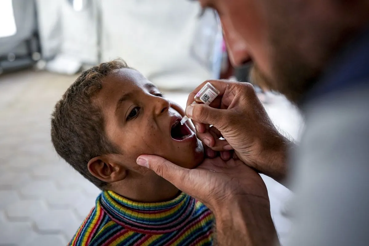 Gaza Conflict Intensifies as Polio Vaccination Campaign Continues