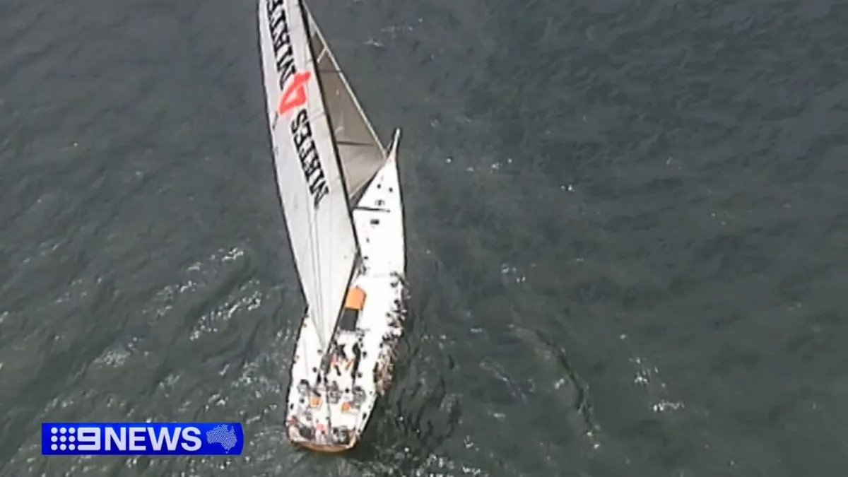 Daring Rescue: Pair Saved from Disabled Yacht in Treacherous Australian Waters