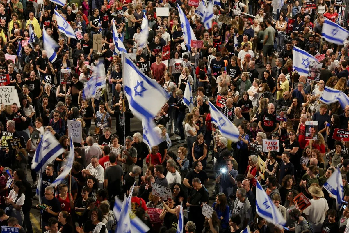 Israeli Hostage Crisis Sparks Massive Protests Against Netanyahu