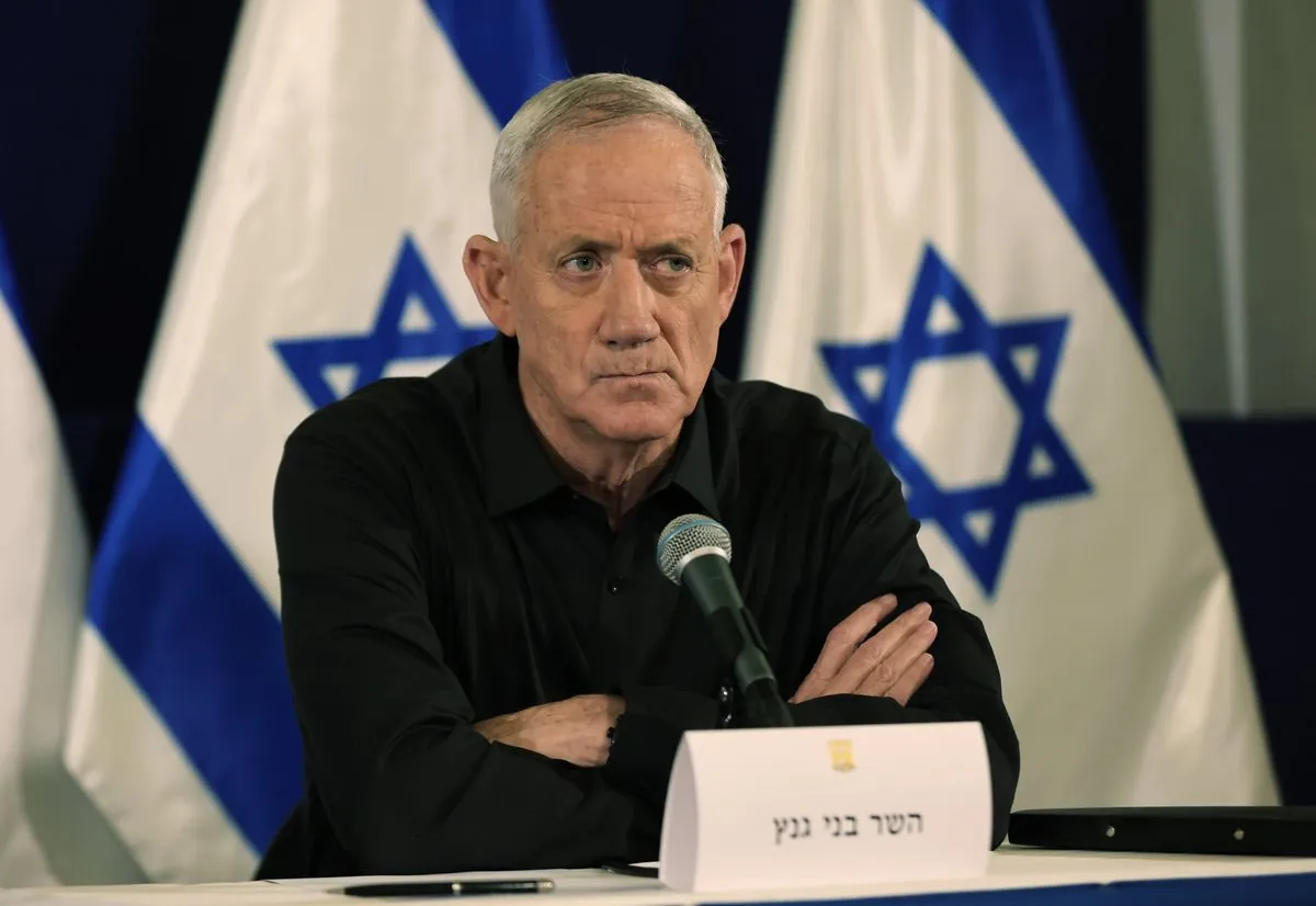 gantz-challenges-netanyahu-on-gaza-border-strategy-hostage-crisis