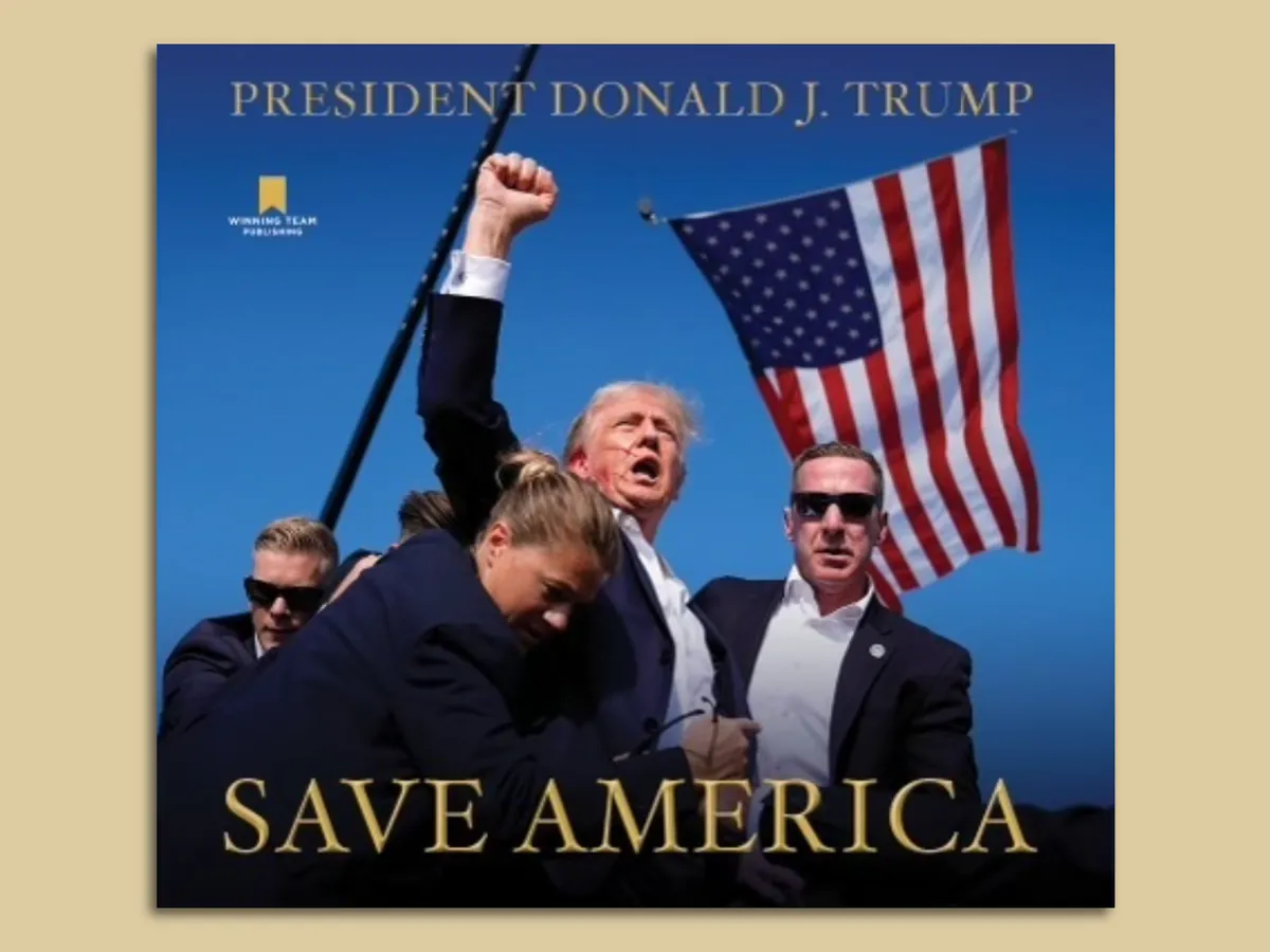 Trump's "Save America": A Visual Ode to Self-Promotion