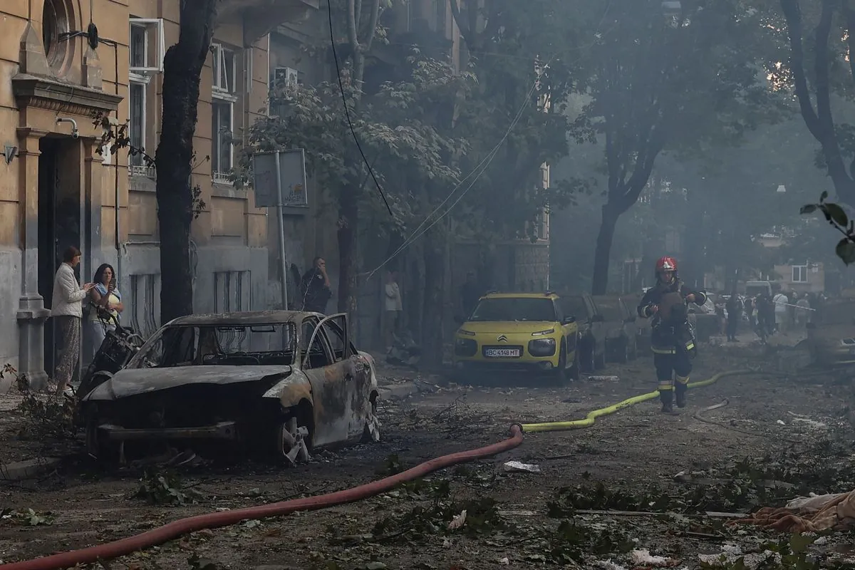 Russian Attack on Lviv Claims Seven Lives, Including Family of Four