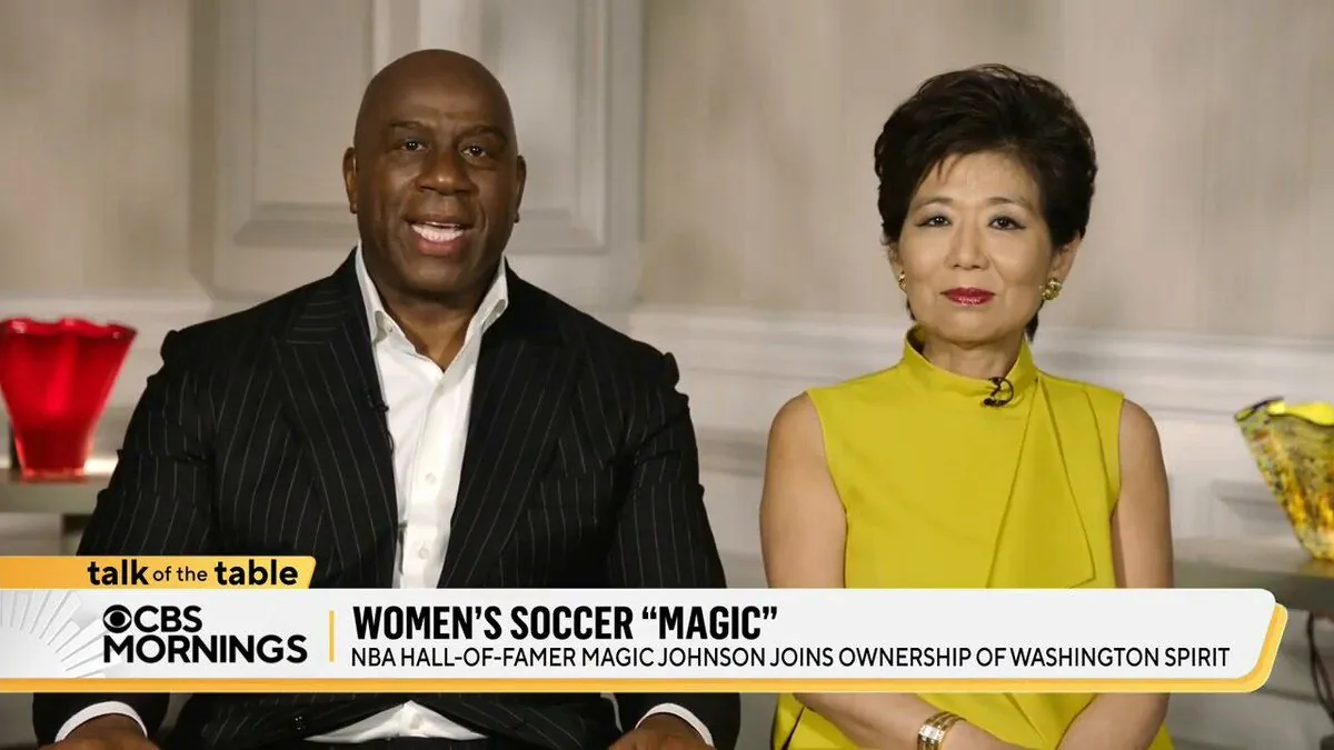 Magic Johnson Joins Washington Spirit Ownership, Boosting NWSL's Profile