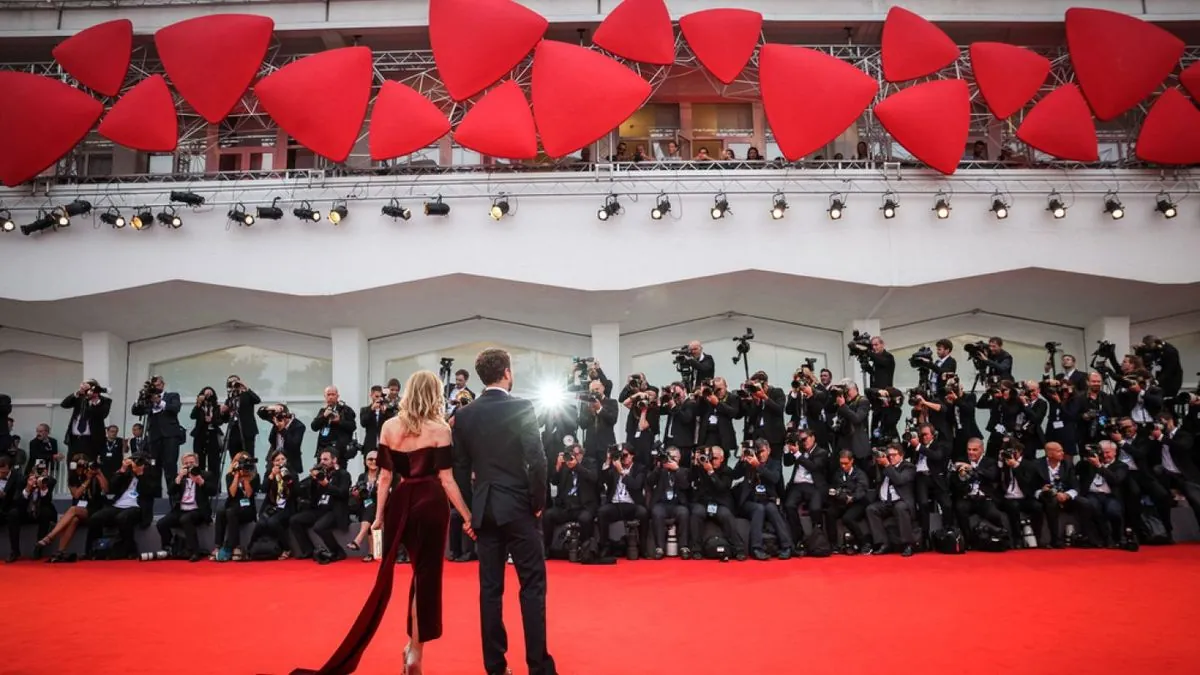 Sudden Thunderstorm Disrupts Venice Film Festival, Drenching Red Carpet