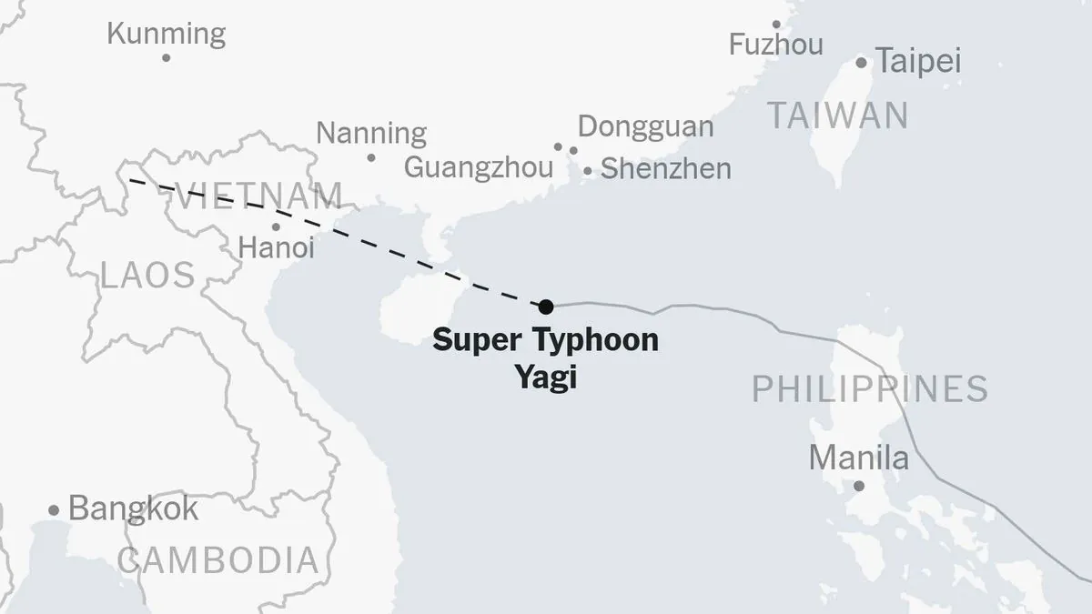 Super Typhoon Yagi Threatens Southern China with Unprecedented Force