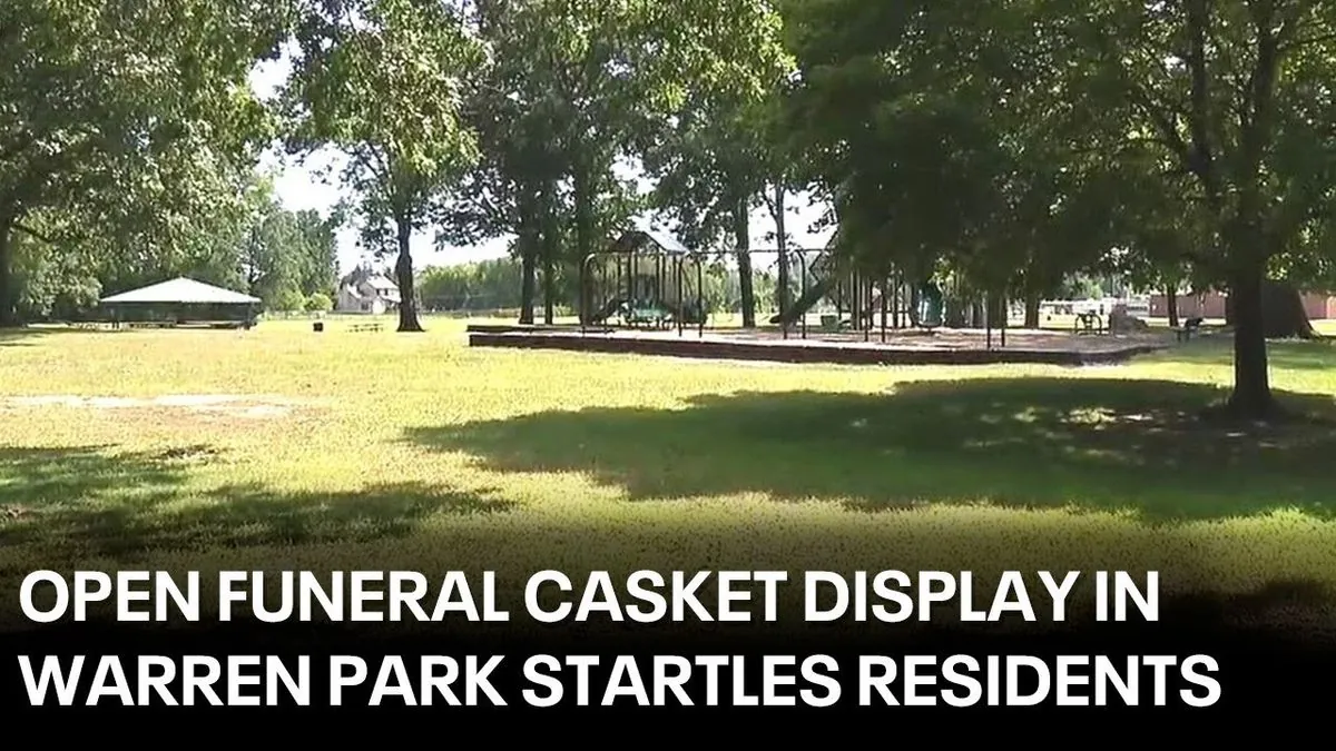 Unusual Open Casket Viewing in Warren Park Sparks Community Curiosity