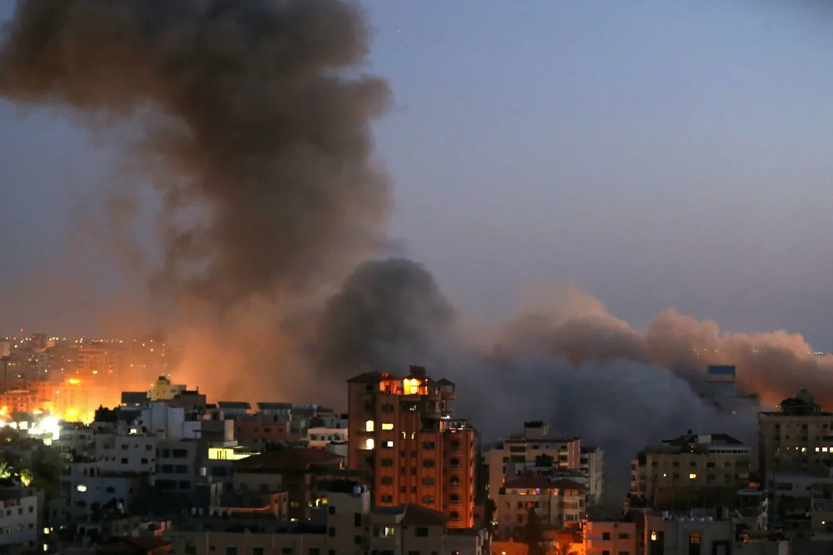 israel-strikes-hamas-command-center-in-gaza-humanitarian-zone