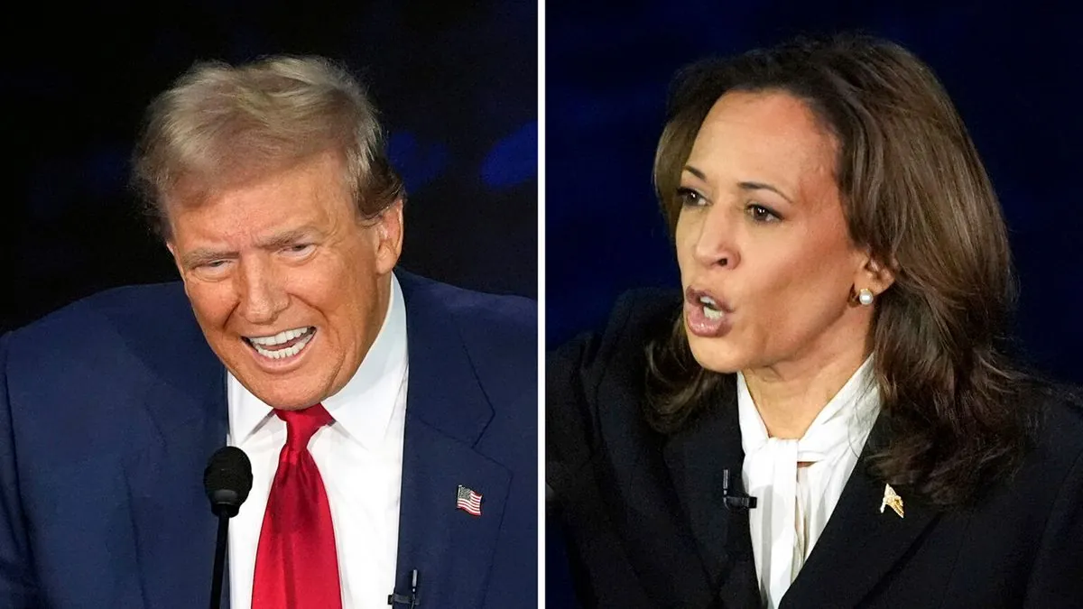 Harris and Trump's Silent Battle: Body Language Steals the Show in Debate